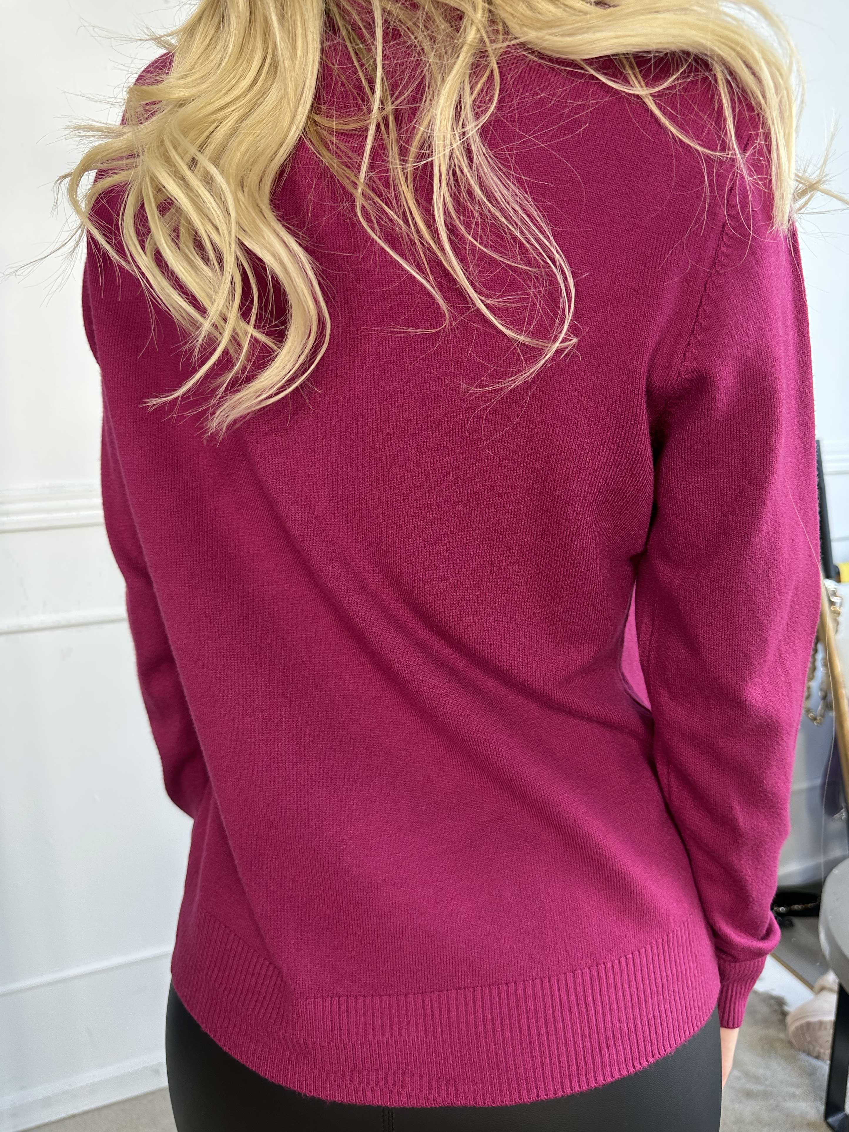 Fidan - Blød strikcardigan i viskose og bomuld